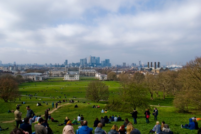 view from greenwich park